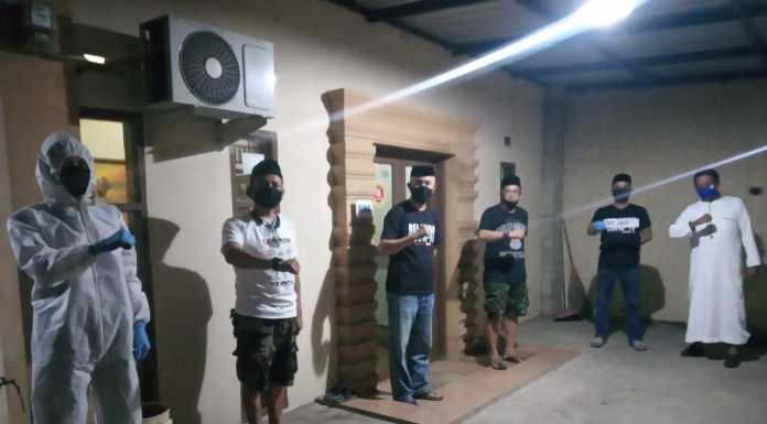 Relawan Yayasan Gerak Bersama Indonesi (YGBI),  Setelah Gowa, Melakukan Penyemprotan Disenfektan dan menyisir Sejumlah Titik di Takalar.