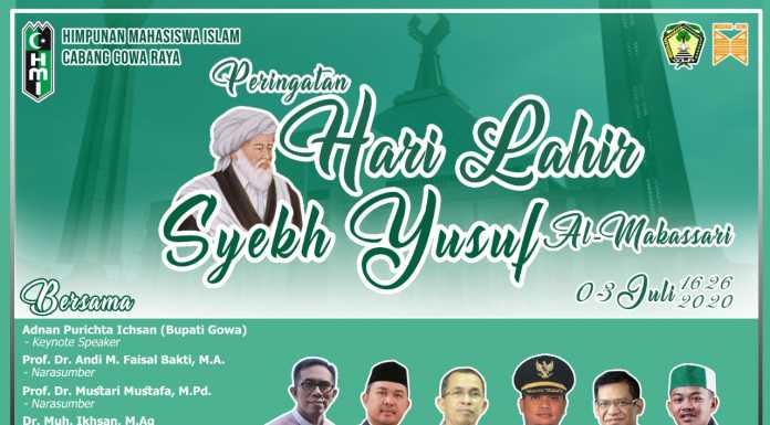 HMI Gowa Raya dan Pengurus Nasional MASIKA ICMI Gelar Peringatan Hari Lahir Syekh Yusuf HMI Gowa Raya dan Pengurus Nasional MASIKA ICMI Gelar Peringatan Hari Lahir Syekh Yusuf