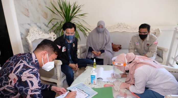 KPU Gowa Lakukan Coklit di Rujab Bupati Gowa KPU gowa