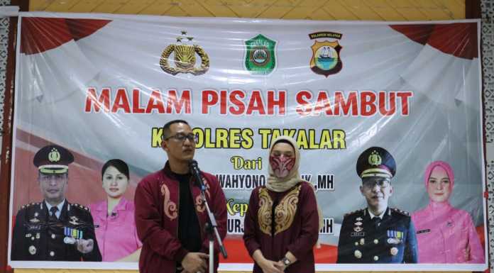 Kapolres Baru, Polres Takalar Gelar Malam Pisah Sambut kapolres takalar