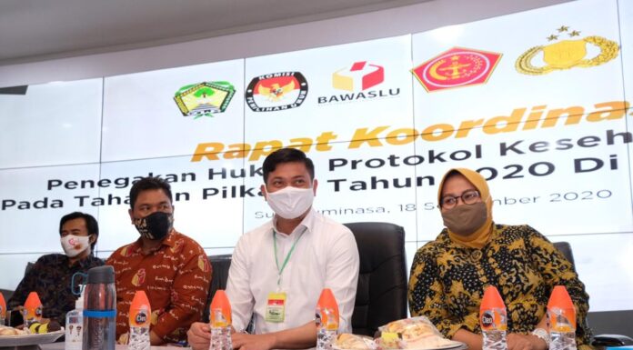 Pemkab Gowa Gelar Rakor Penegakan Hukum Tahapan Pilkada 2020 KPU gowa