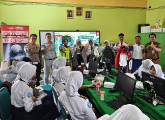 Puluhan Siswa SMPN 1 Gowa Ikuti Edukasi Safety Riding dari Asmo Sulsel Asmo Sulsel